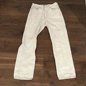 Urban Outfitters white wide leg jeans 25